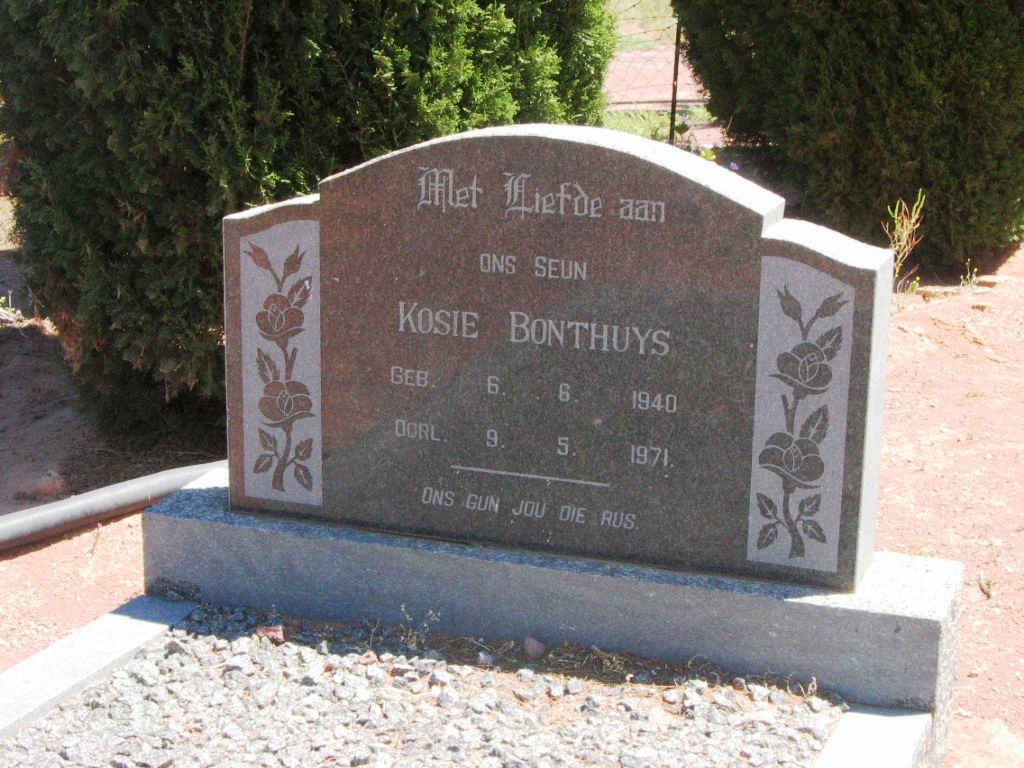 BONTHUYS Kosie 1940-1971