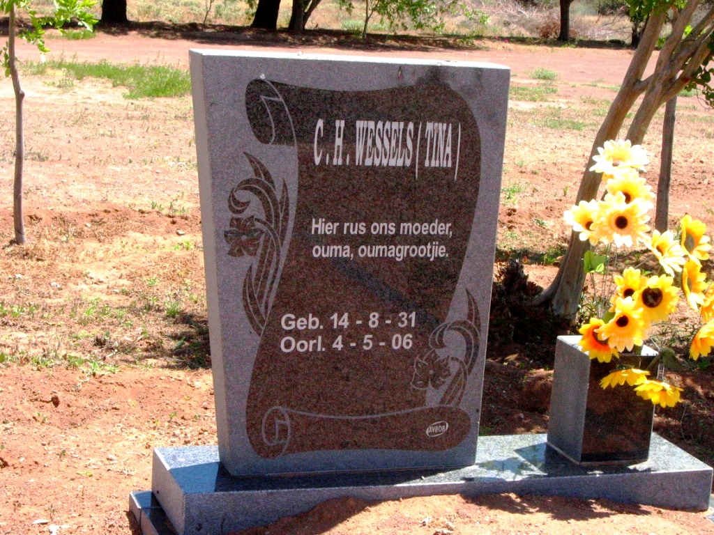 WESSELS C.H. 1931-2006