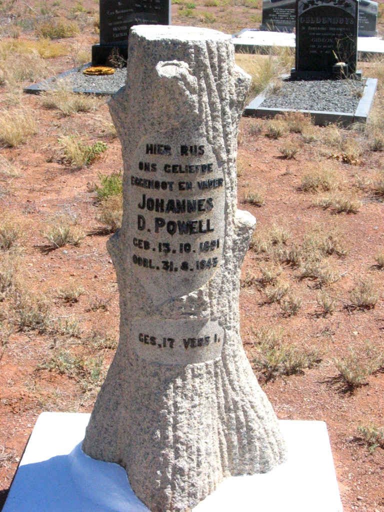 POWELL Johannes D. 1881-1945