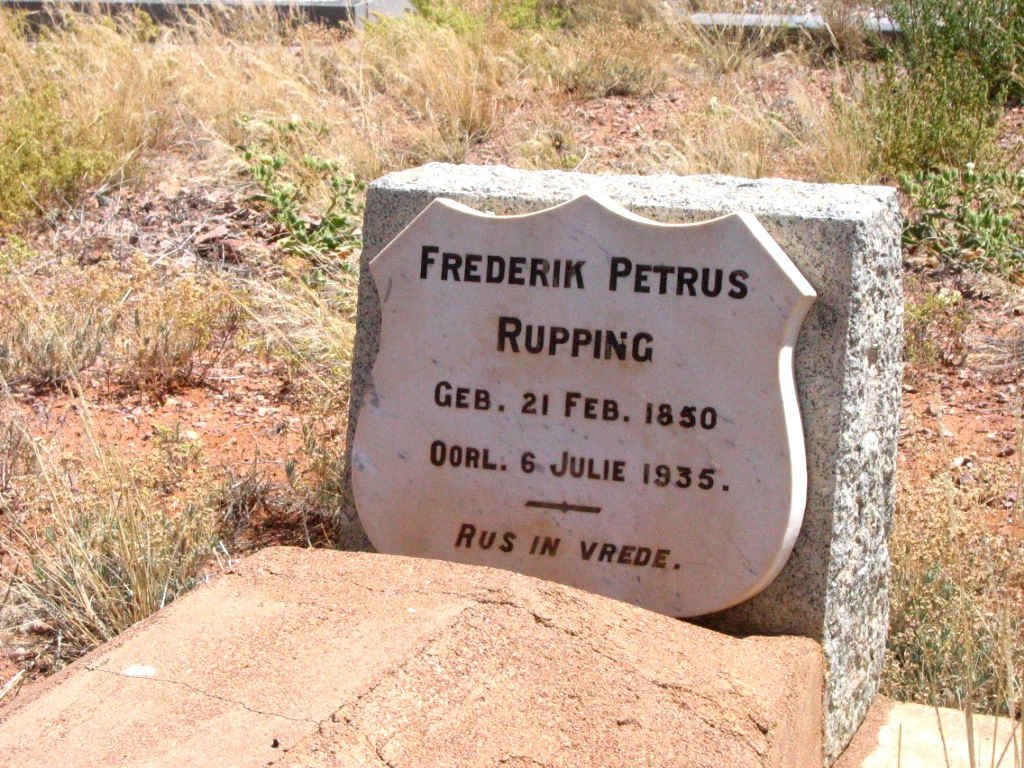 RUPPING Frederik Petrus 1850-1935