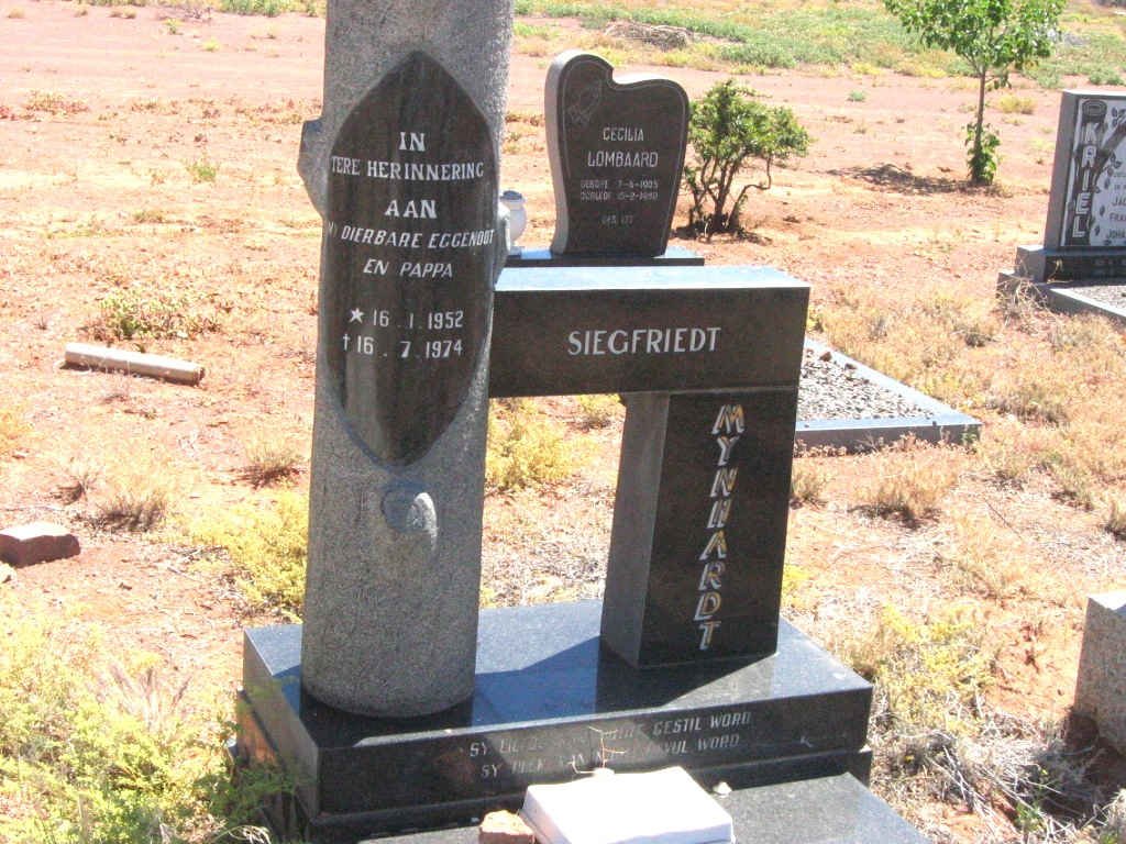 MYNHARDT Siegfriedt 1952-1974