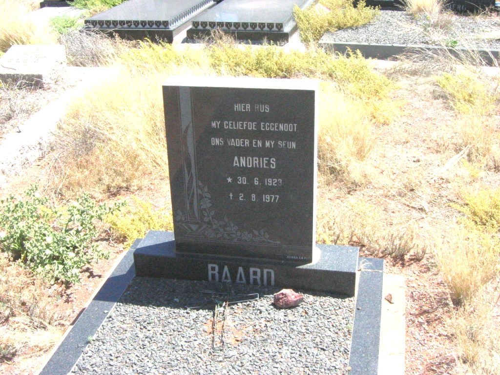 BAARD Andries 1923-1977