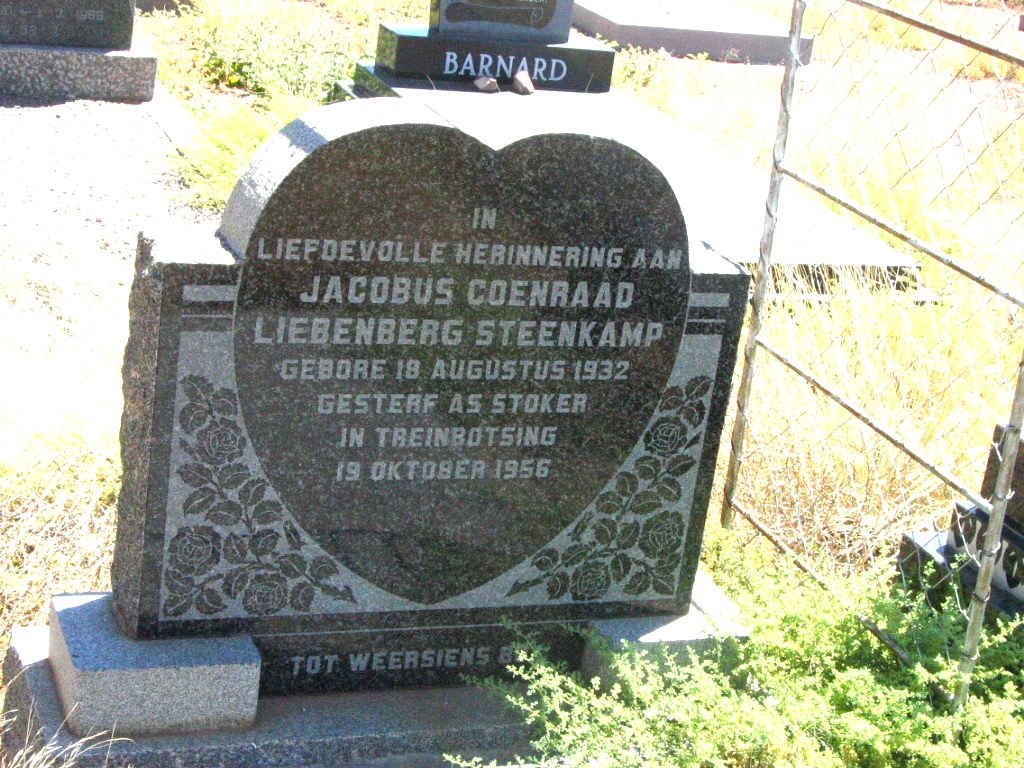 STEENKAMP Jacobus Coenraad Liebenberg 1932-1956