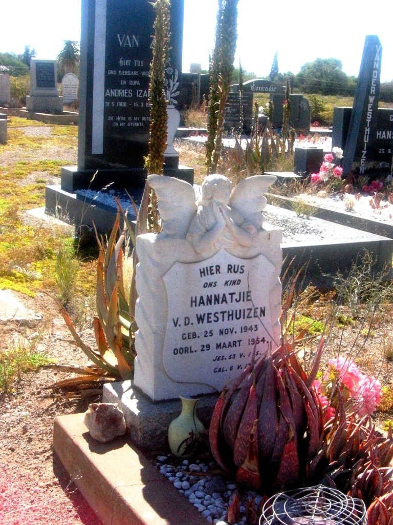 WESTHUIZEN Hannatjie, v.d. 1943-1954