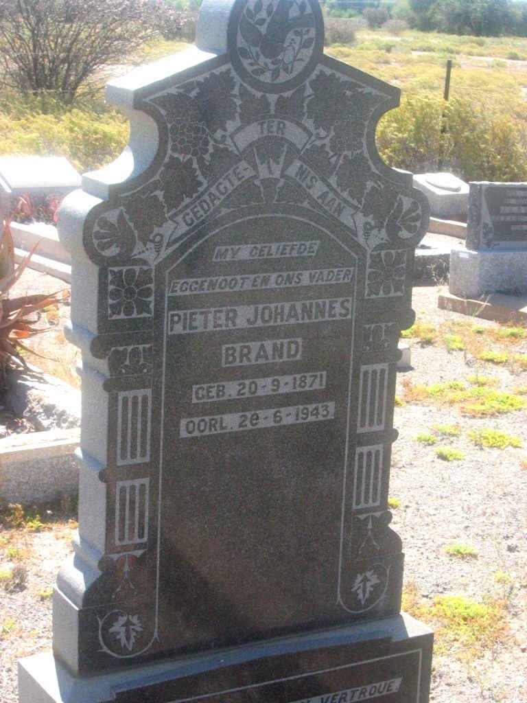 BRAND Pieter Johannes 1871-1943