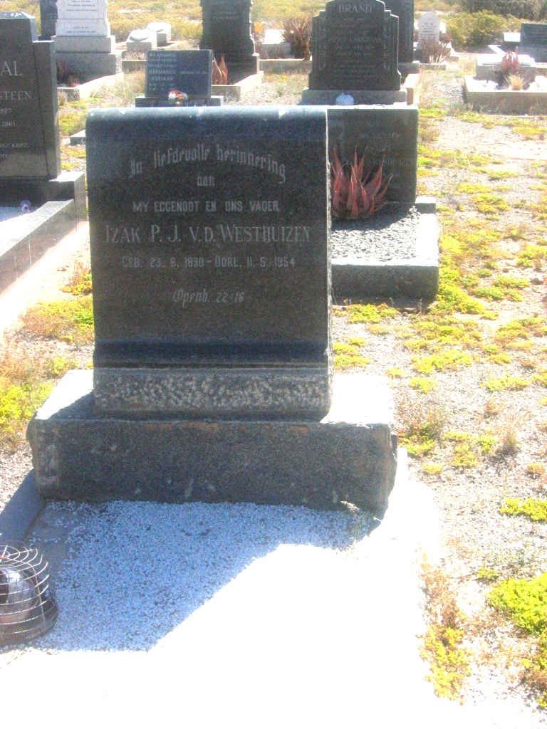 WESTHUIZEN Izak P.J., v.d. 1890-1954