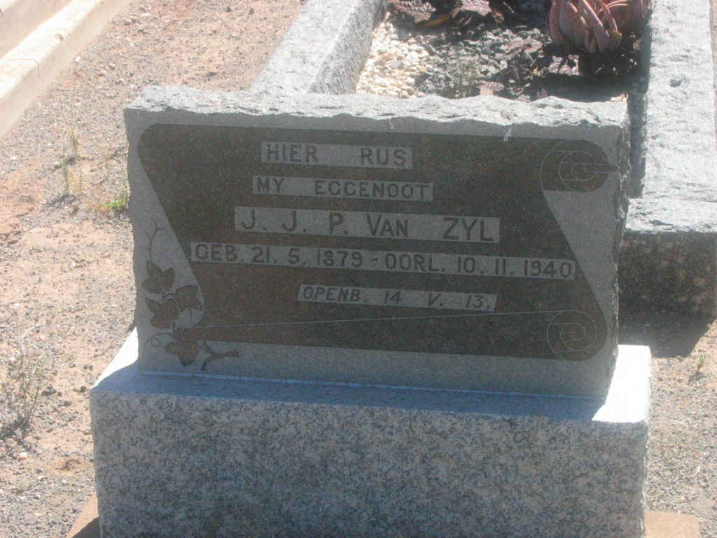 ZYL J.J.P., van 1879-1940