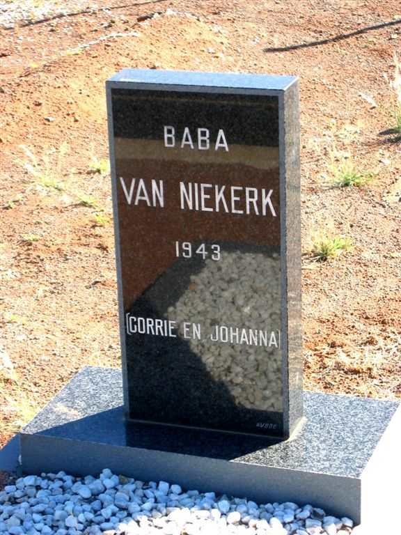 NIEKERK Baba, van 1943-1943