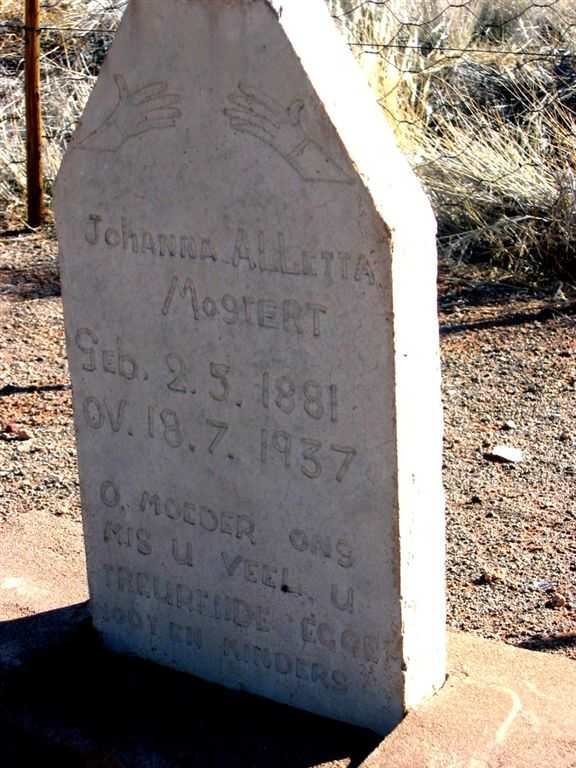 MOSTERT Johanna Alletta 1881-1937