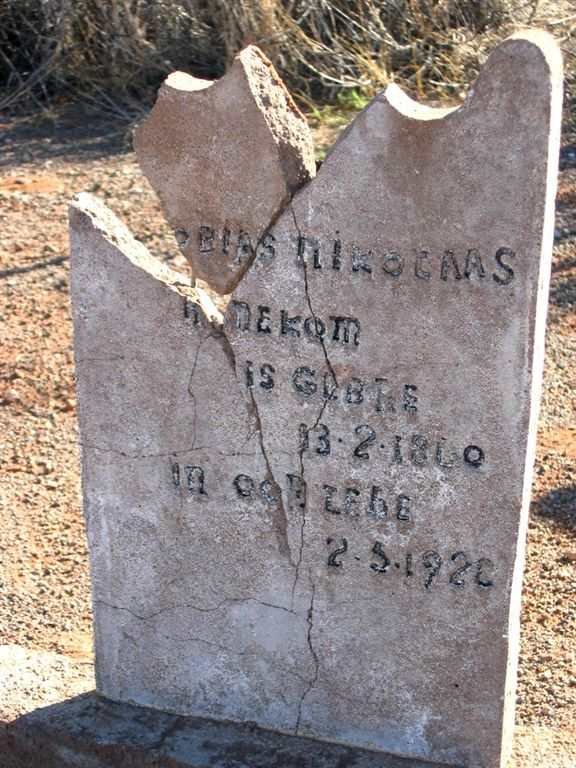 HANEKOM Tobias Nikolaas 186?-192?