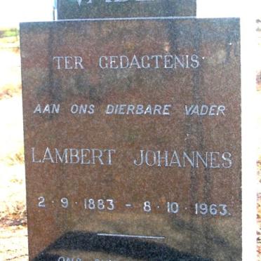 SITTERT Lambert Johannes, van 1883-1963