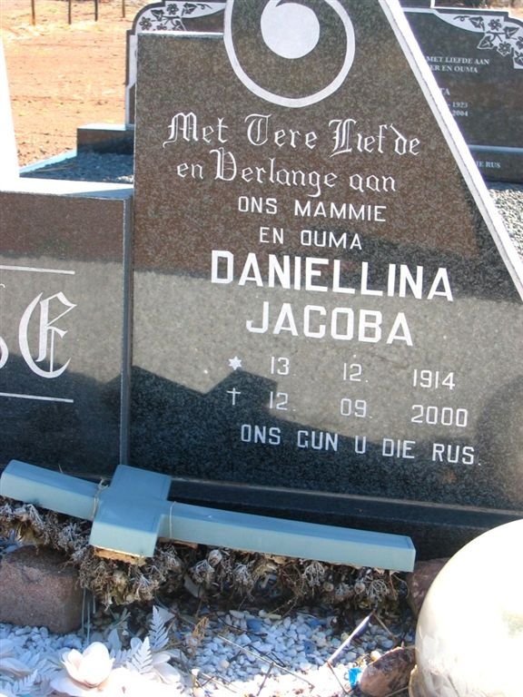 WIESE Daniellina Jacoba 1914-2000