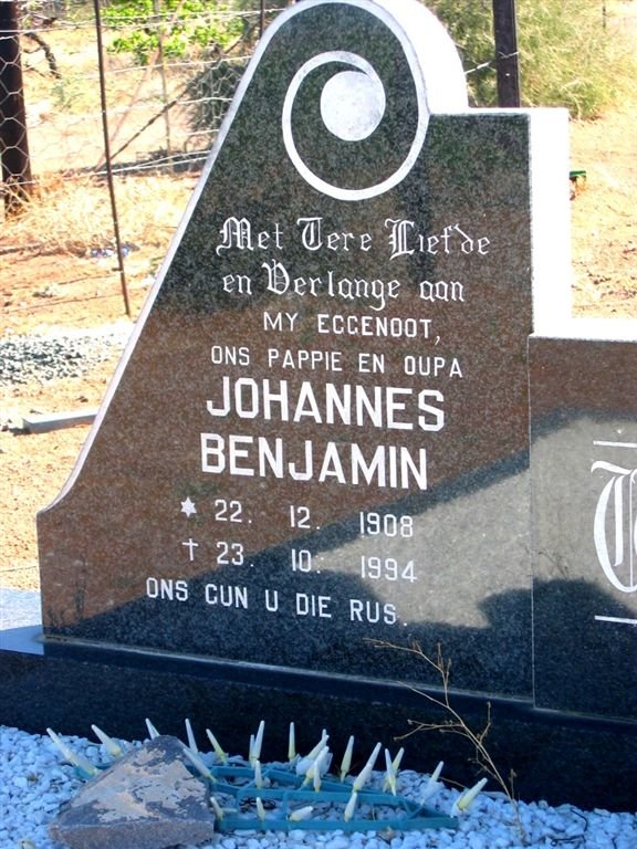 WIESE Johannes Benjamin 1908-1994