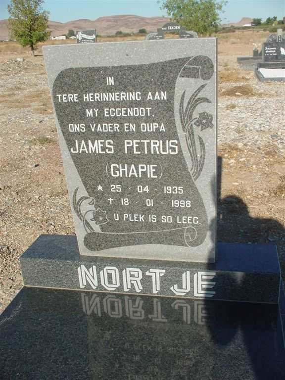 NORTJE James Petrus 1935-1998