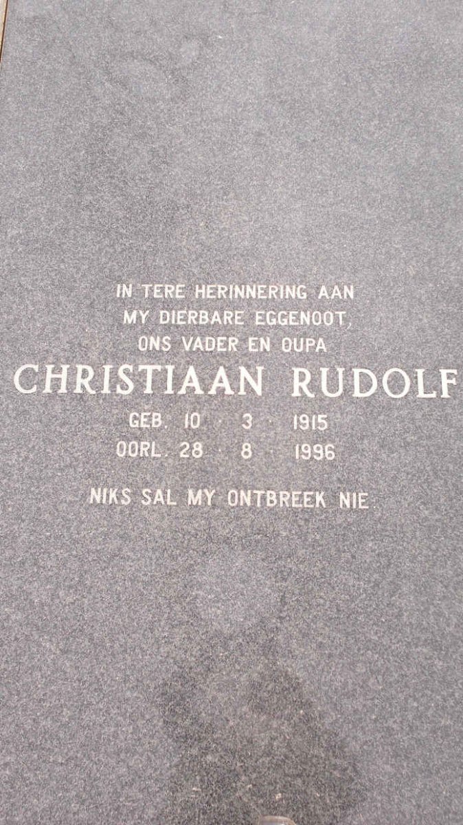 BYLEVELD Christiaan Rudolf 1915-1996 