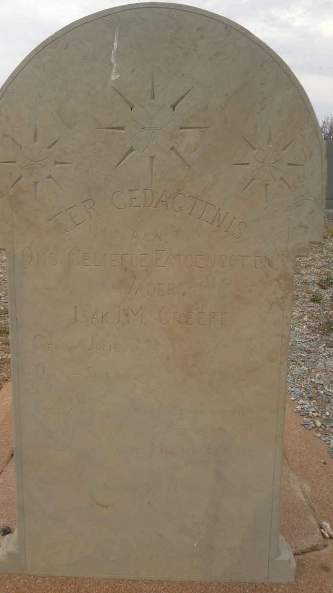 GREEFF Isak J.M. 1882-1933