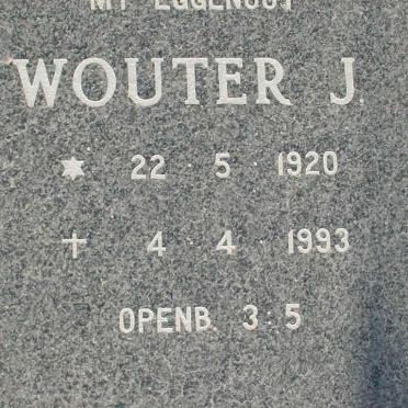 ROUX Wouter J., le 1920-1993