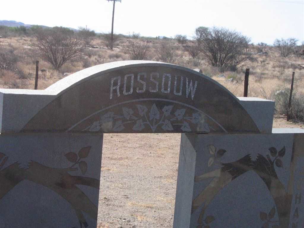 ROSSOUW Daniëll 1904-1970 &amp; Johanna A. 1907-1971