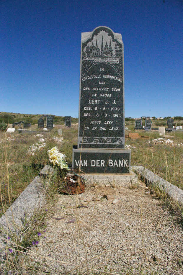 BANK Gert J.J., van der 1939-1961
