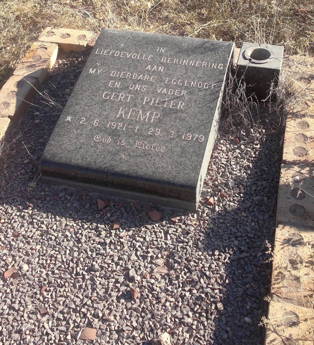 KEMP Gert Pieter 1921-1979