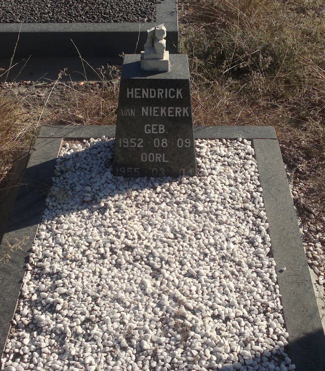 NIEKERK Hendrick, van 1952-1955