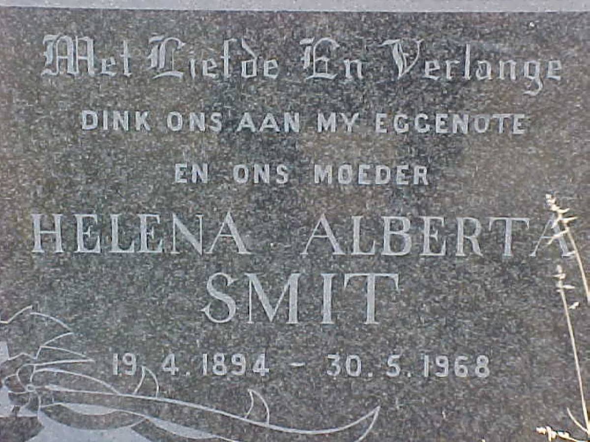 SMIT Helena Alberta 1894-1968