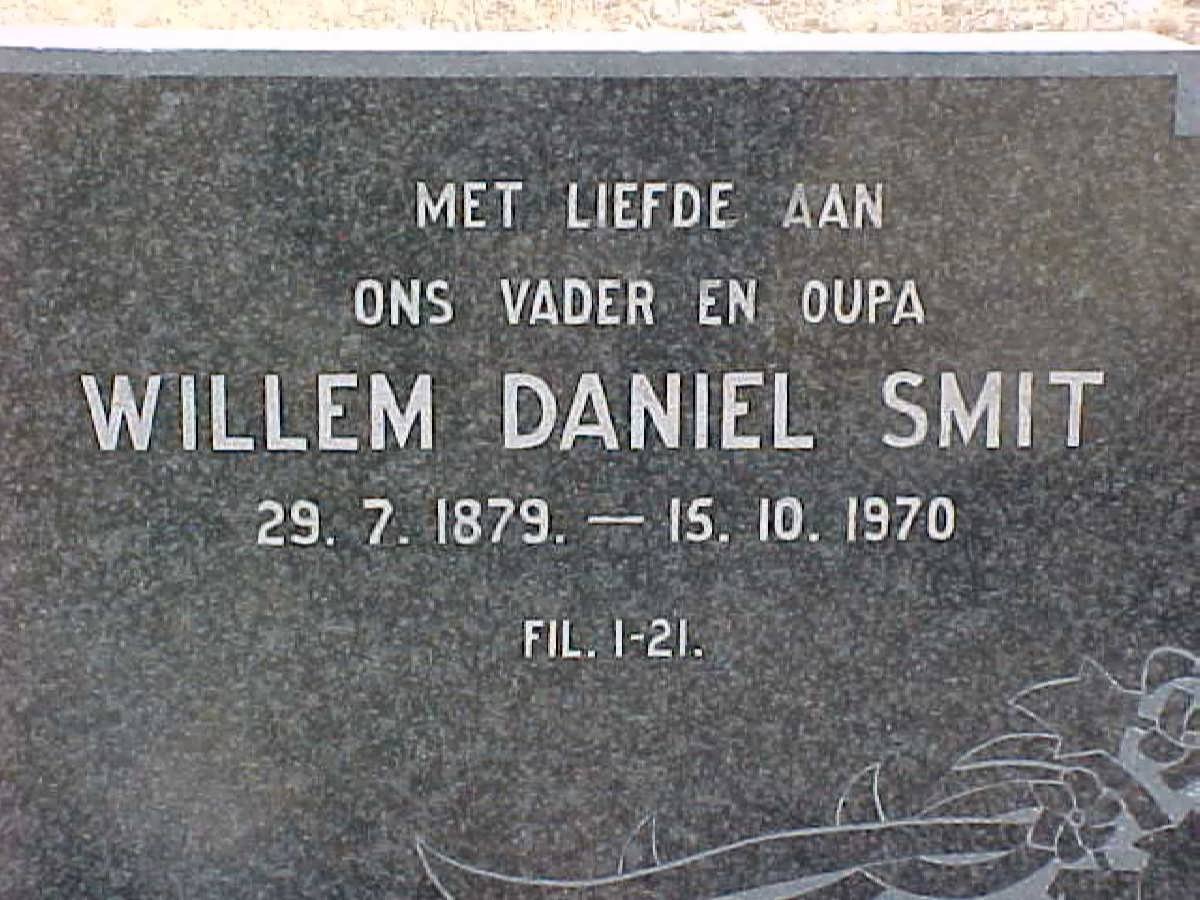 SMIT Willem Daniel 1879-1970