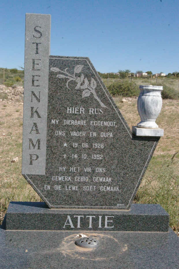 STEENKAMP Attie 1926-1992