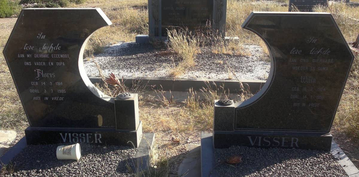 VISSER Floris 1914-1985 &amp; Willa 1924-1996