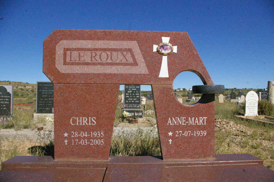 ROUX Chris, le 1935-2005 &amp; Anne-Mart 1939-