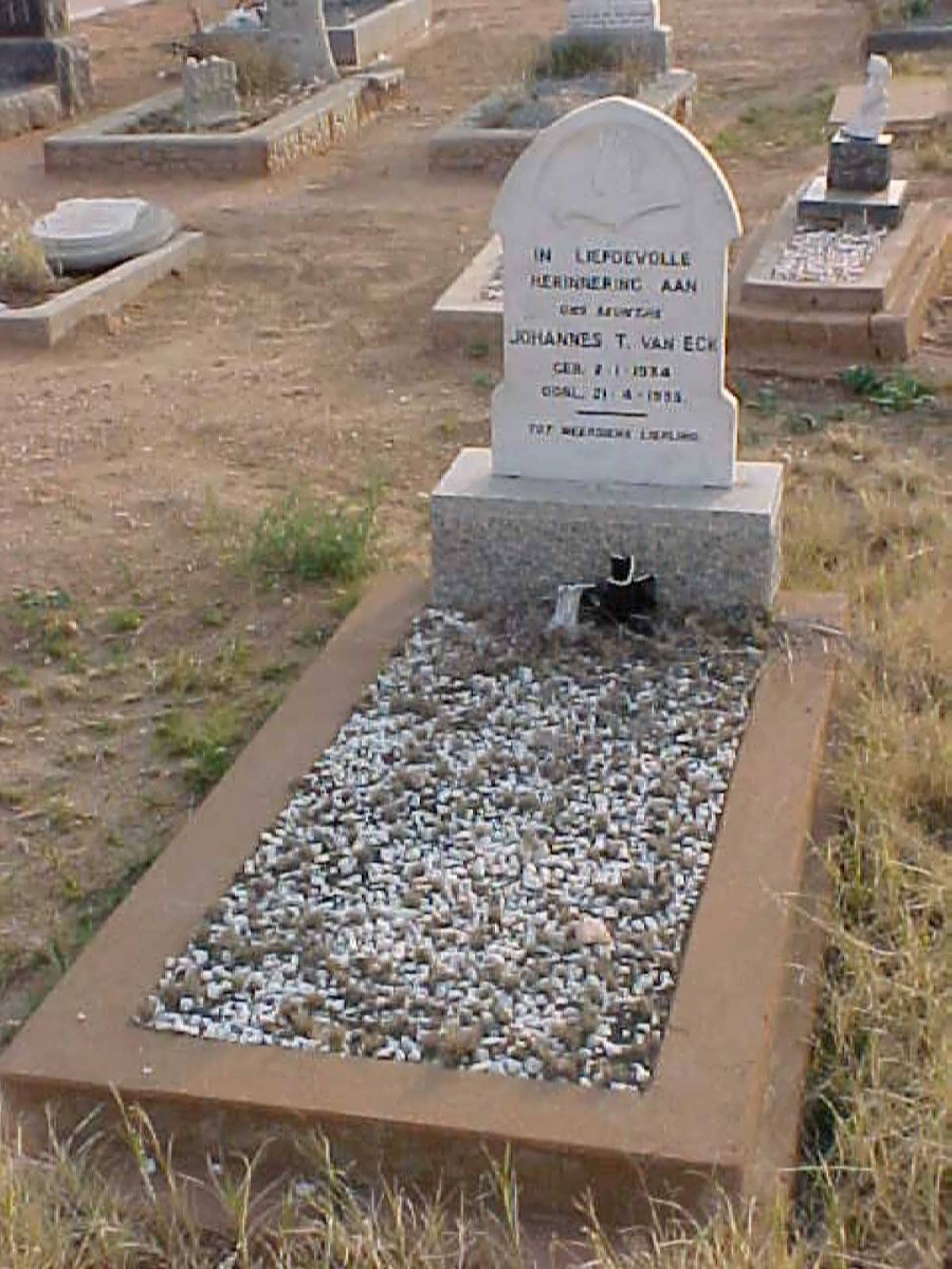 ECK Johannes T., van 1934-1935
