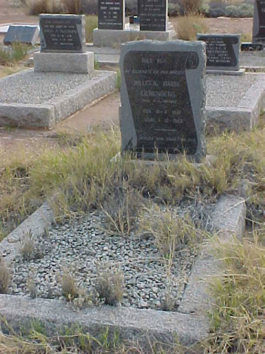 LIEBENBERG Hilletje Maria nee v.d. MERWE 1891-1957