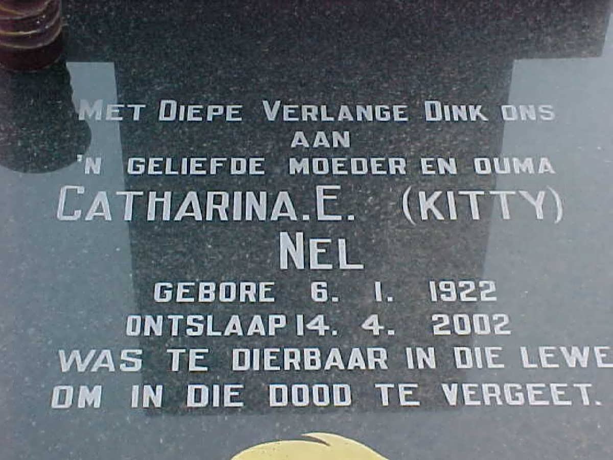 NEL Catharina E. 1922-2002