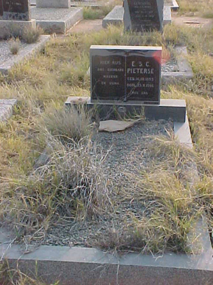 PIETERSE E.S.C. 1899-1966