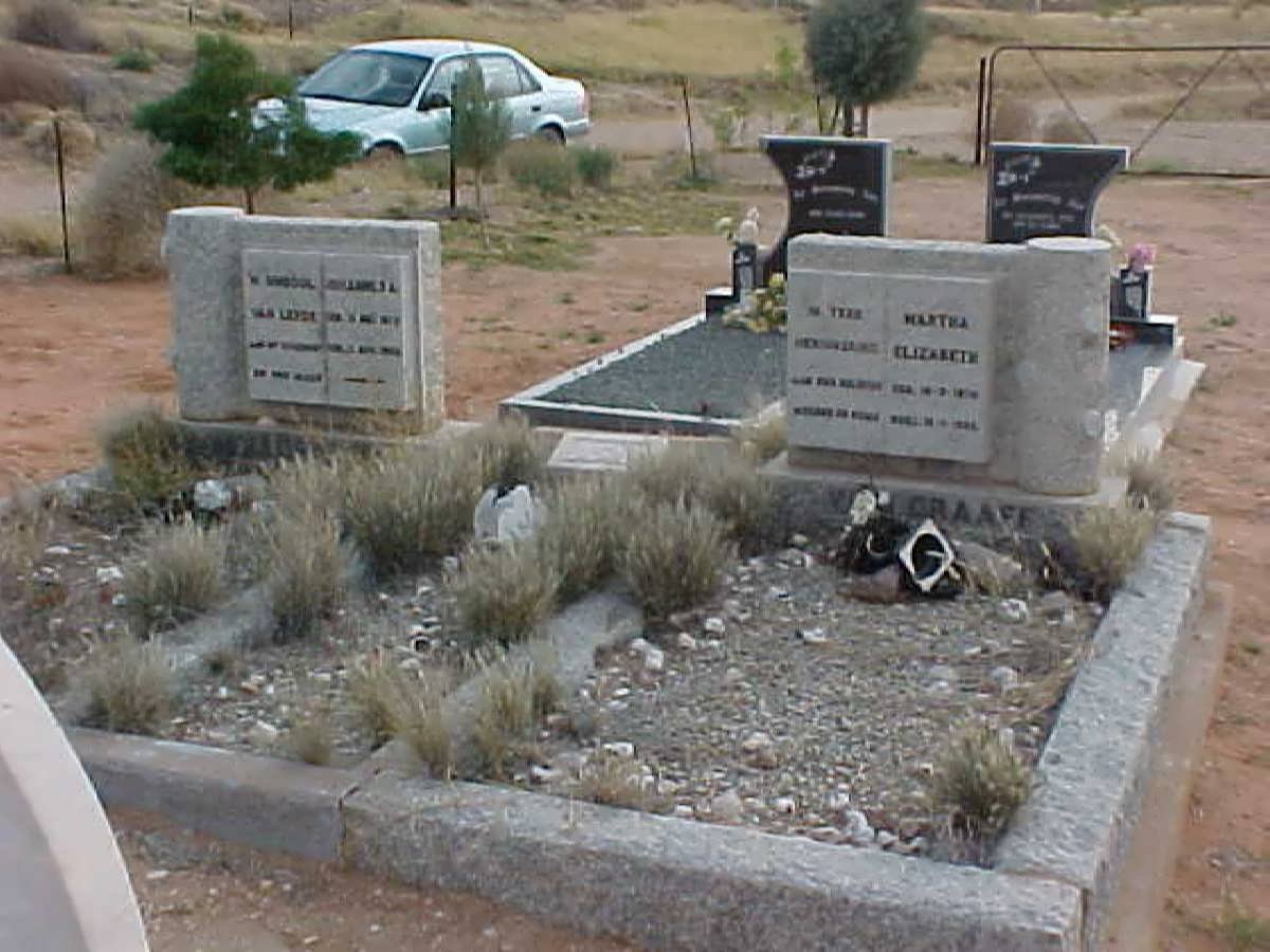 VOLLGRAAFF Johannes A. 1872-1953 &amp; Martha Elizabeth 1876-1968
