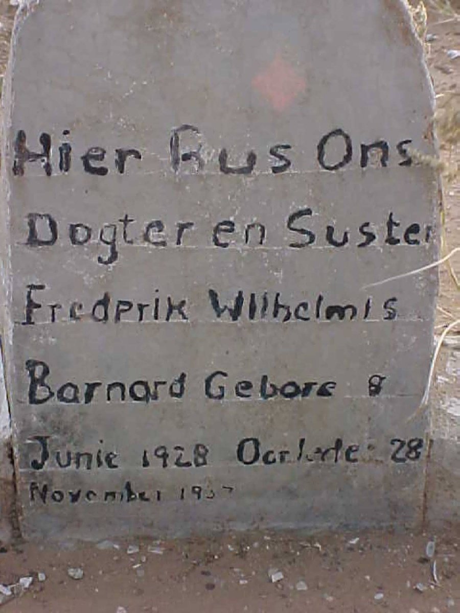 BARNARD Frederik Wilhelmis 1928-1937
