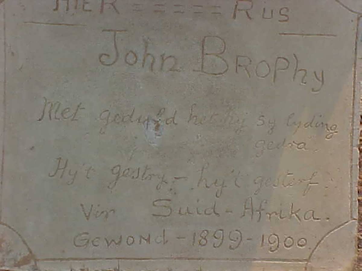 BROPHY John