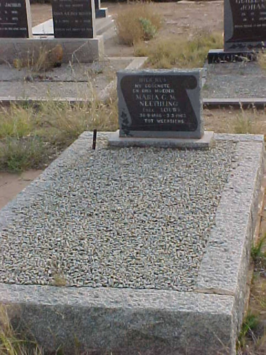 NEETHLING Maria G.M. nee LOUW 1886-1963
