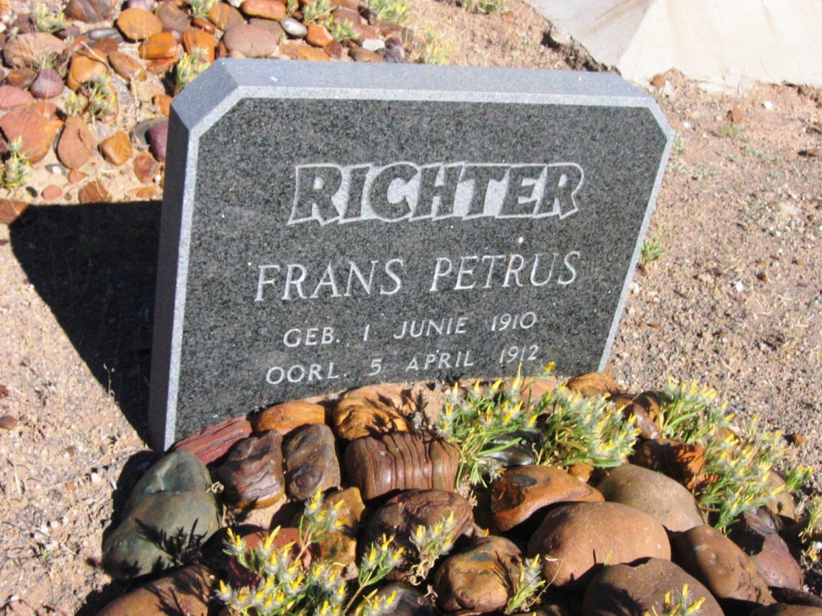 RICHTER Frans Petrus 1910-1912