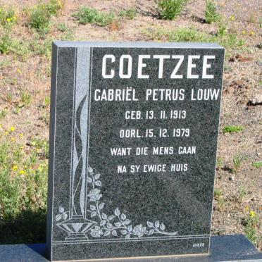 COETZEE Gabriël Petrus Louw 1913-1979