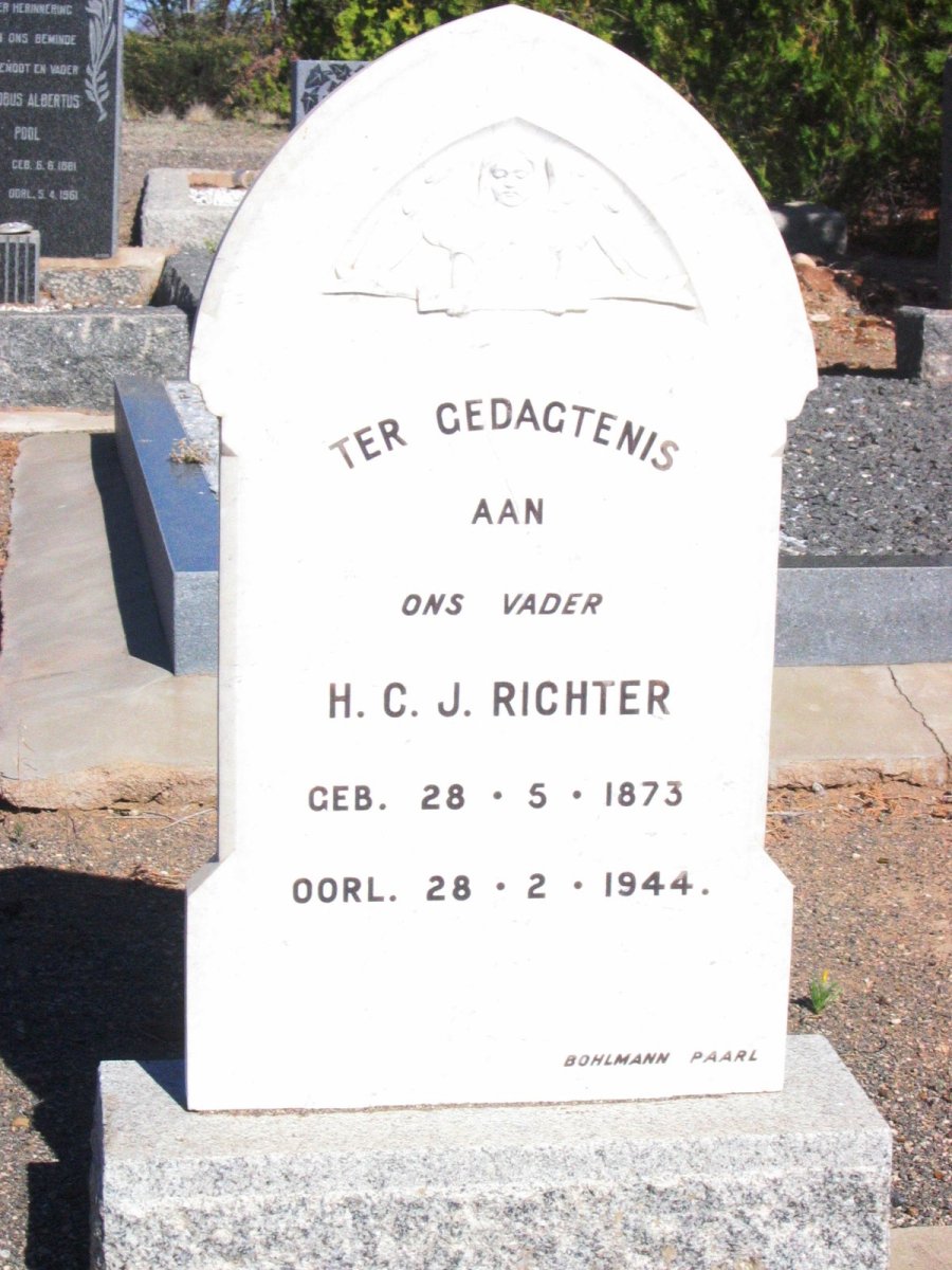 RICHTER H.C.J. 1873-1944