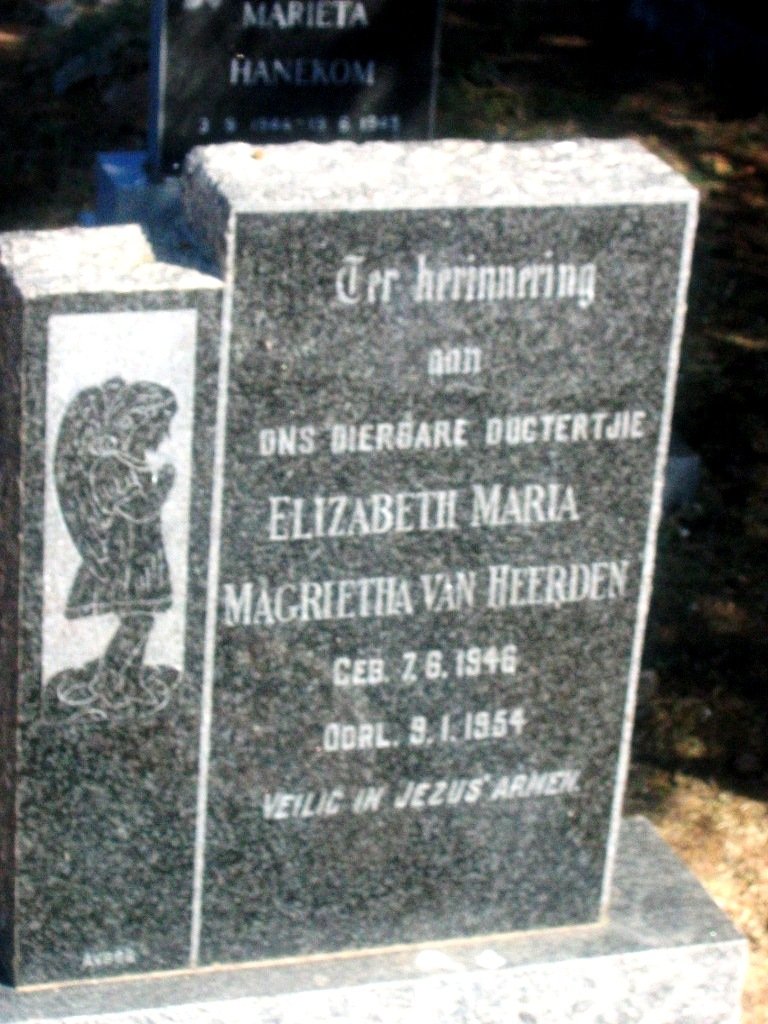 HEERDEN Elizabeth Maria Magrietha, van 1946-1954