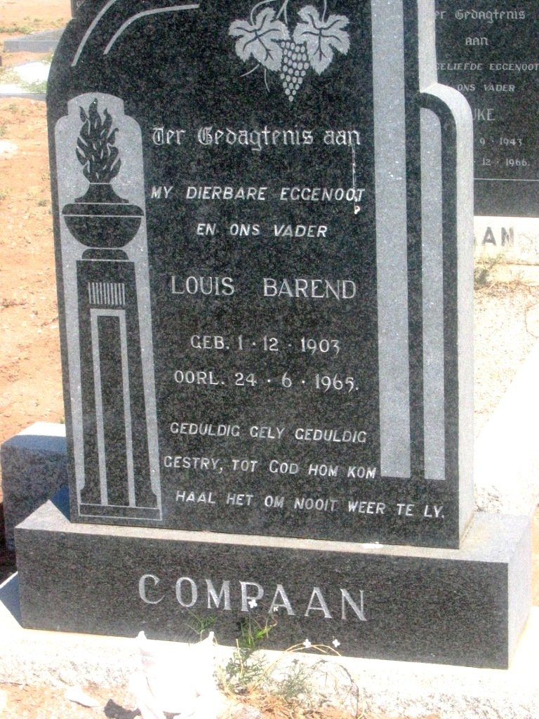 COMPAAN Louis Barend 1903-1965
