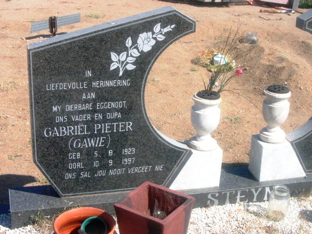 STEYN Gabriël Pieter 1923-1997