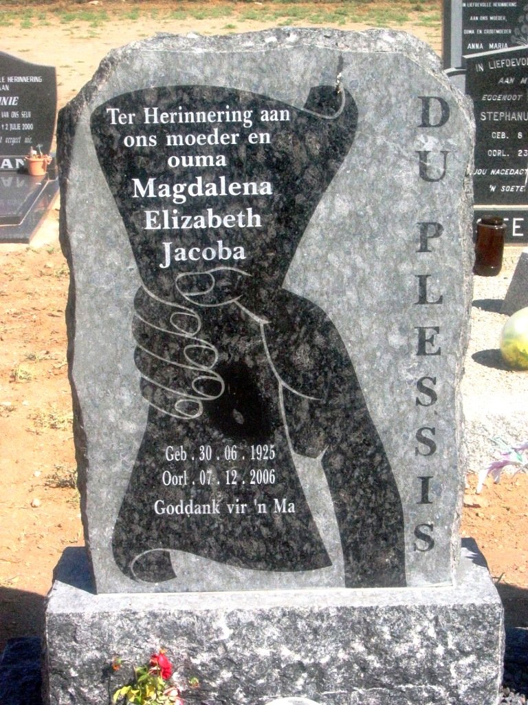 PLESSIS Magdalena Elizabeth Jacoba, du 1925-2006