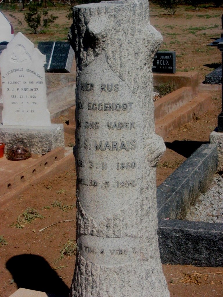 MARAIS P.S. 1860-1952
