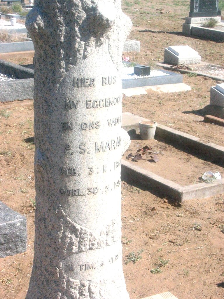 MARAIS P.S. 1860-1952
