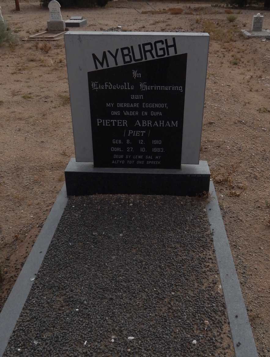 MYBURGH Pieter Abraham 1910-1983