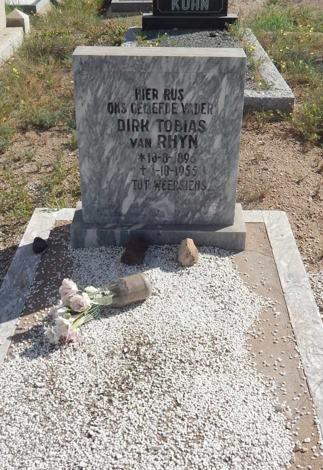 RHYN Dirk Tobias, van 1896-1955