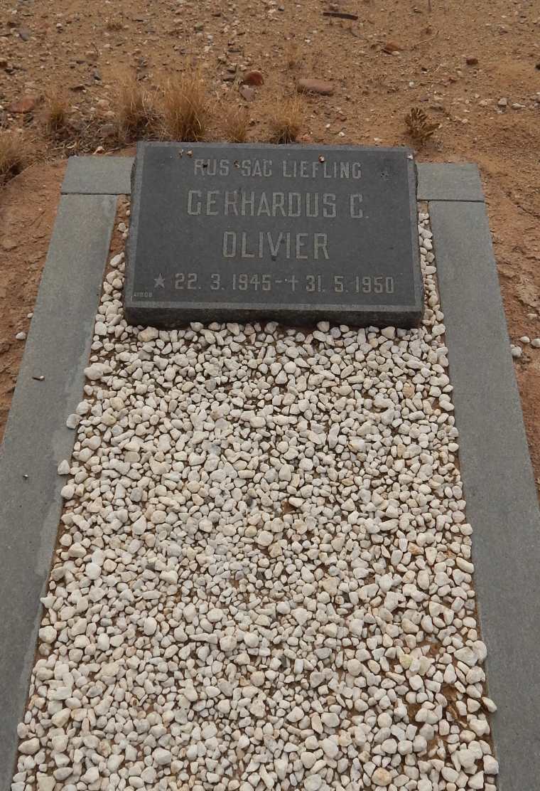 OLIVIER Gerhardus C. 1945-1950